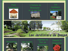 Tablet Screenshot of jardinier-mandres.org